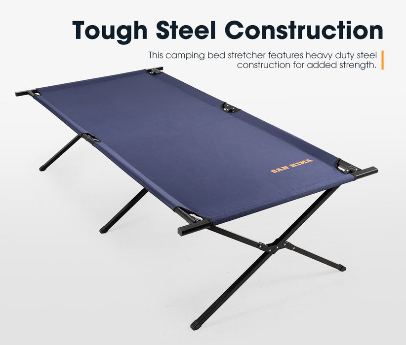 Folding Camping Bed Stretcher Portable Light Weight With Carry Bag 4Wd