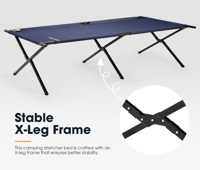 Folding Camping Bed Stretcher Portable Light Weight With Carry Bag 4Wd