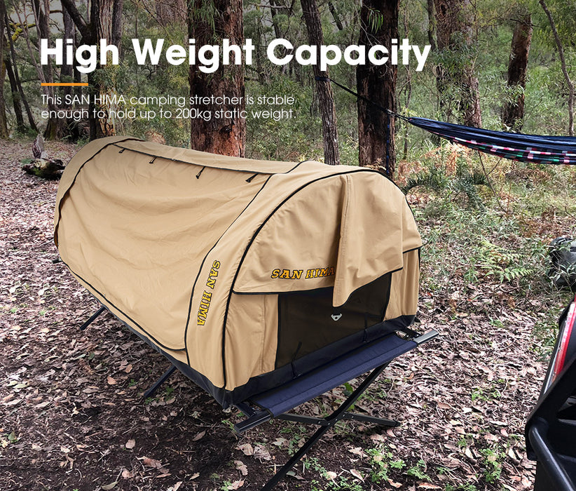Folding Camping Bed Stretcher Portable Light Weight With Carry Bag 4Wd