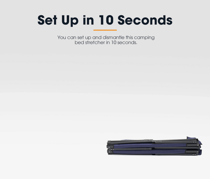 Folding Camping Bed Stretcher Portable Light Weight With Carry Bag 4Wd