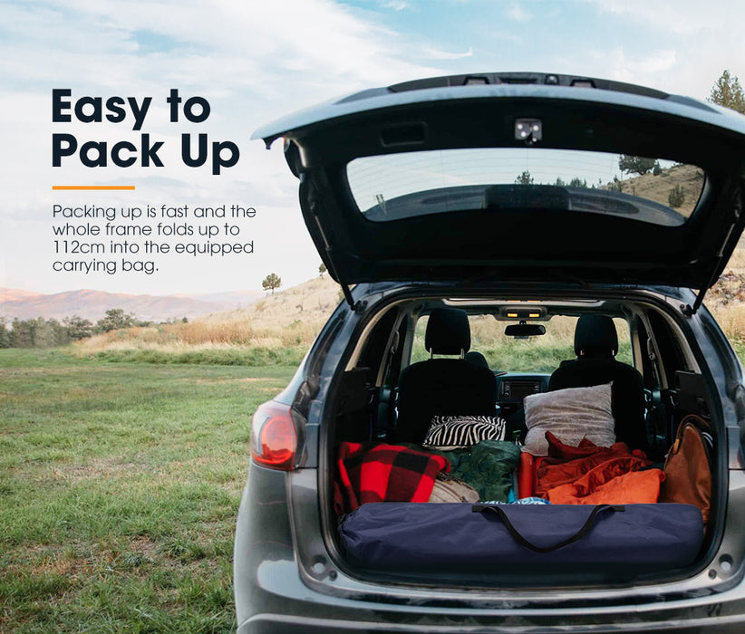 Folding Camping Bed Stretcher Portable Light Weight With Carry Bag 4Wd