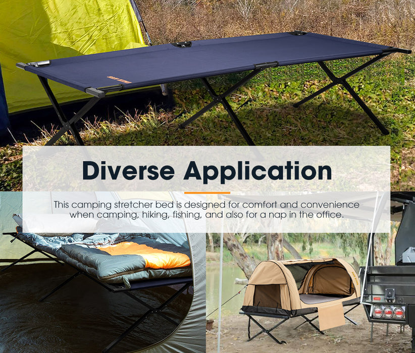 Folding Camping Bed Stretcher Portable Light Weight With Carry Bag 4Wd