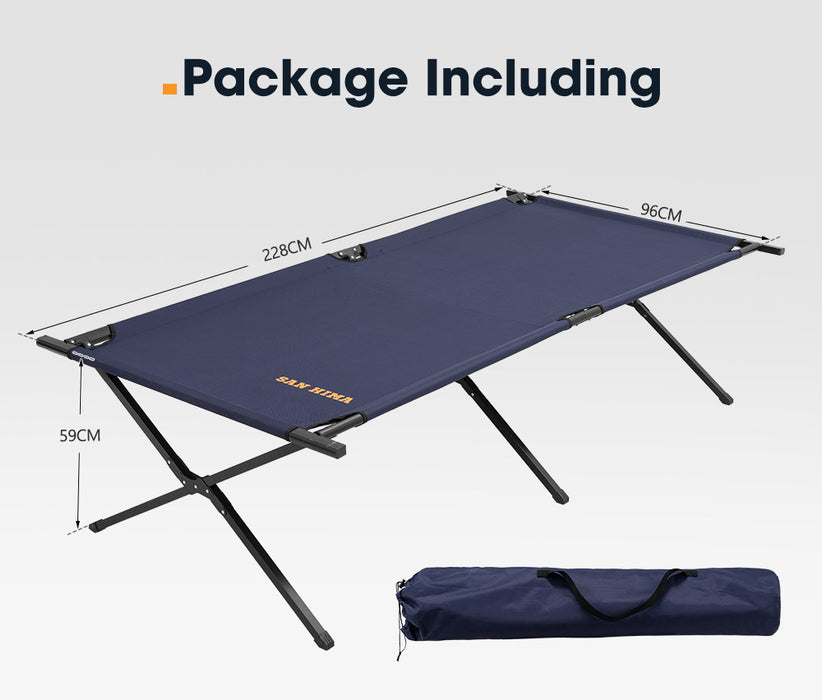 Folding Camping Bed Stretcher Portable Light Weight With Carry Bag 4Wd