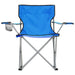 Camping Table and Chair Set 3 Pieces Blue Aatnl