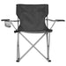 Camping Table and Chair Set 3 Pieces Grey Aatna