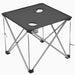 Camping Table and Chair Set 3 Pieces Grey Aatna