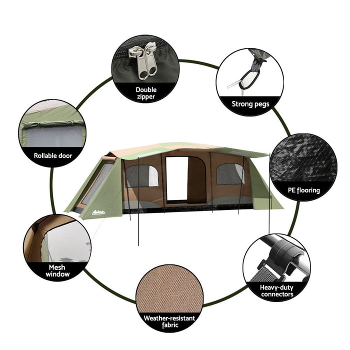 Camping Tent 10 Person Instant Up Tents Outdoor Family