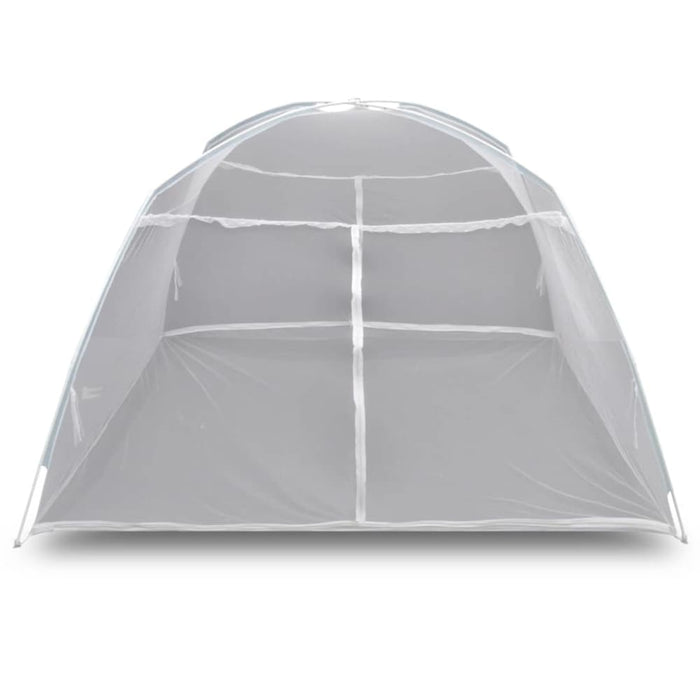 Camping Tent 200x120x130 Cm Fiberglass White Tbpapln