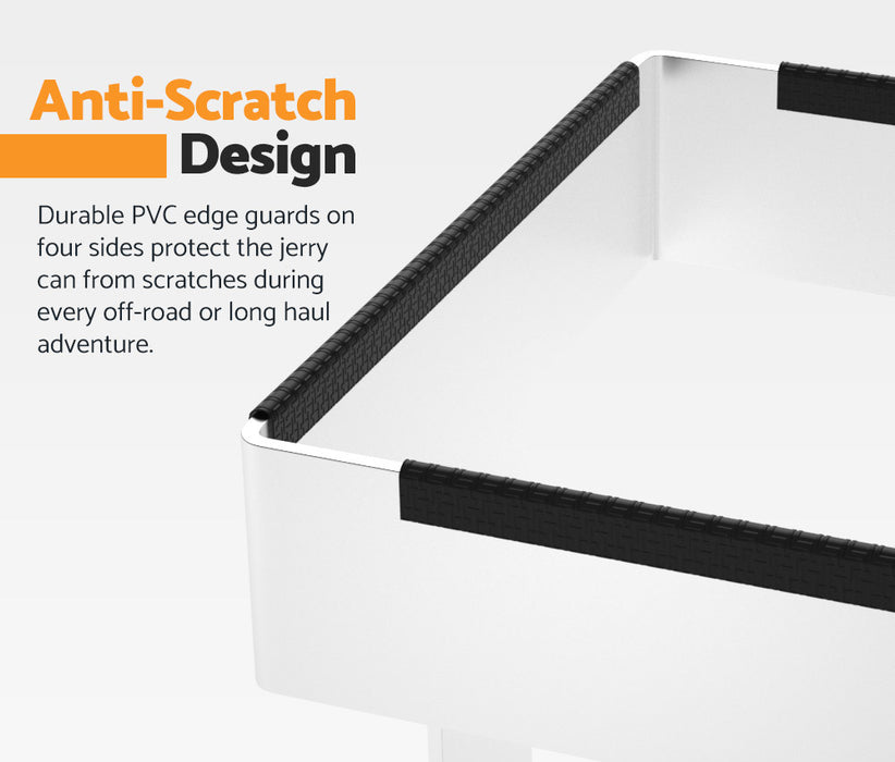 20L Jerry Can Holder Galvanized Steel 4X4 Camper Trailer Caravan Offroad