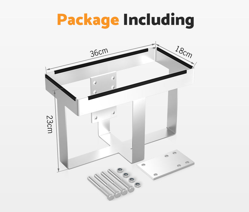 20L Jerry Can Holder Galvanized Steel 4X4 Camper Trailer Caravan Offroad