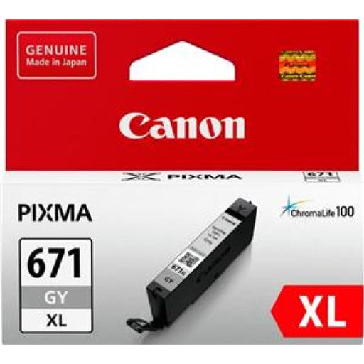 Canon Cli671xgy Grey High Yield Ink Cartridge