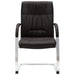 Cantilever Office Chair Black Faux Leather Xnktao