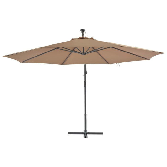 Cantilever Umbrella With Aluminium Pole 350 Cm Taupe Aapbl