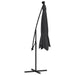 Cantilever Umbrella With Led Lights And Steel Pole 300 Cm