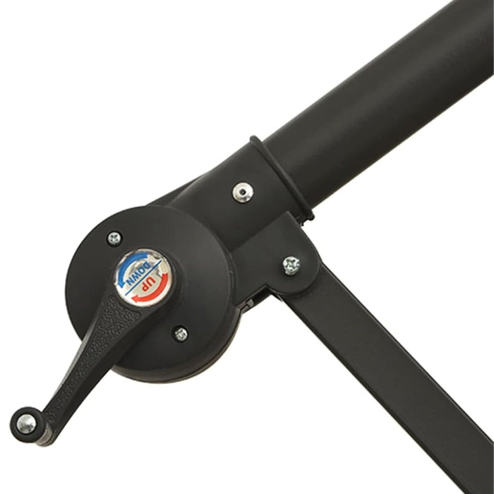 Cantilever Umbrella With Led Lights And Steel Pole 300 Cm