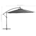 Cantilever Umbrella With Led Lights And Metal Pole 350 Cm