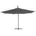 Cantilever Umbrella With Led Lights And Metal Pole 350 Cm