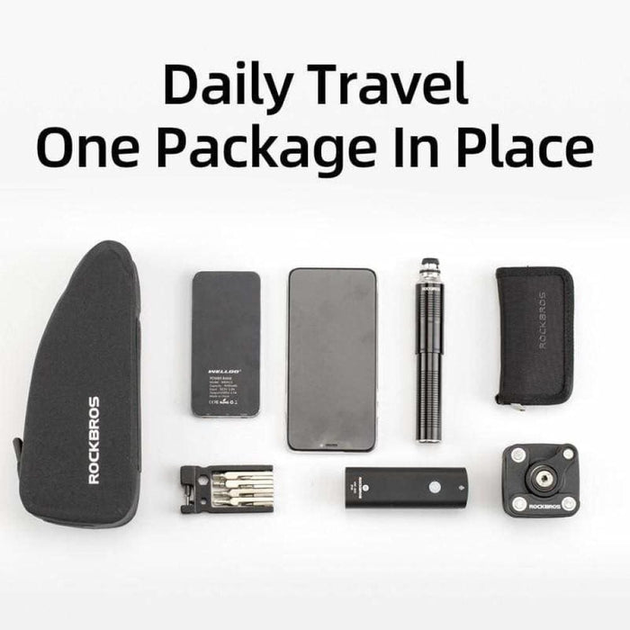 Big Capacity Nylon Ultralight Portable Doube Zipper Pocket