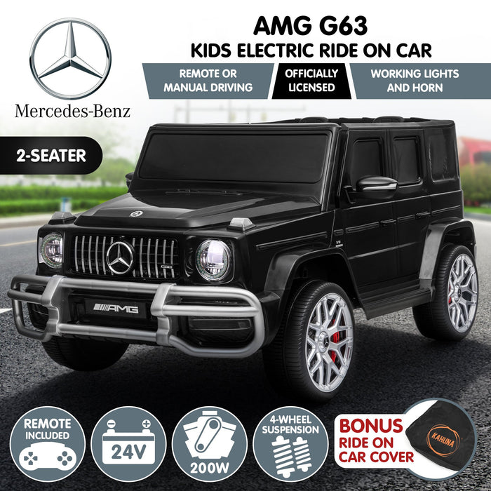 Mercedes Benz Amg Licensed G63 Kids Electric Ride On Car Remote Control Dual 50W Motors