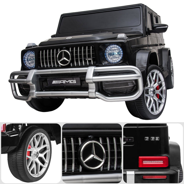 Mercedes Benz Amg Licensed G63 Kids Electric Ride On Car Remote Control Dual 50W Motors