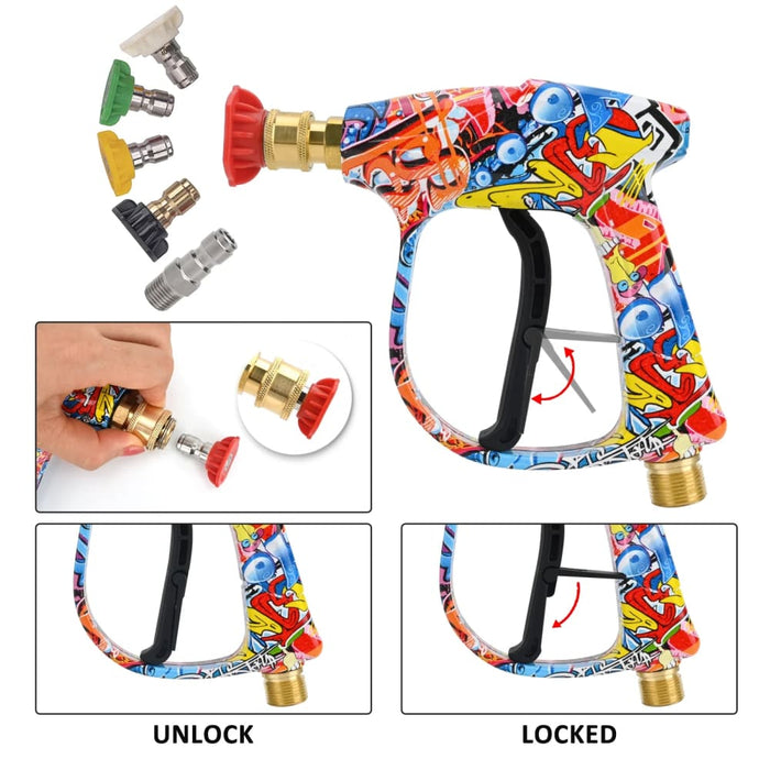 Car Pressure Washer Gun with Quick Connector