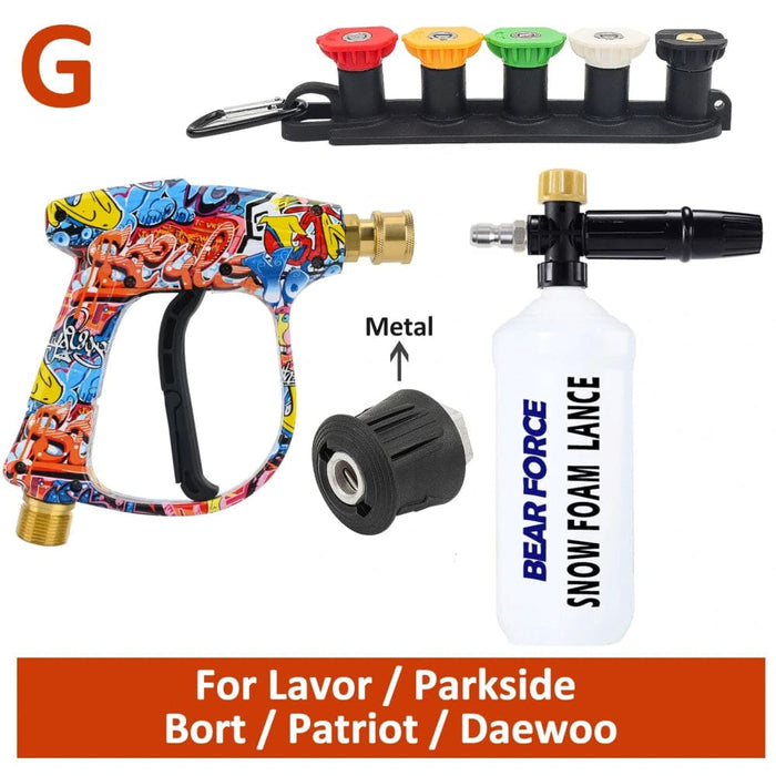 Car Pressure Washer Gun with Quick Connector