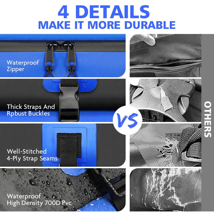 Car Roof Cargo Bag Rooftop Carrier 100% Waterproof Top