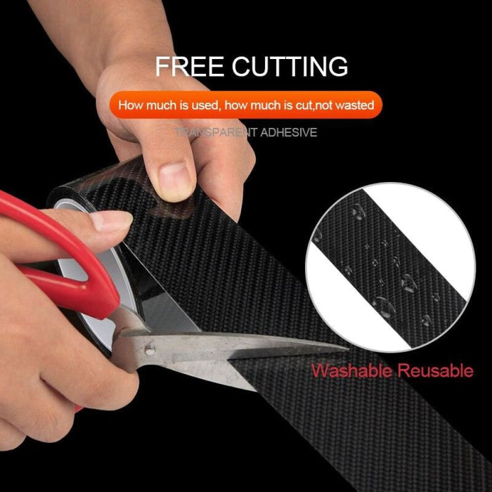 Car Sticker 5d Carbon Fiberwrap Door Protector Sill