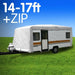 Caravan Cover With Zip 14 - 17 Ft