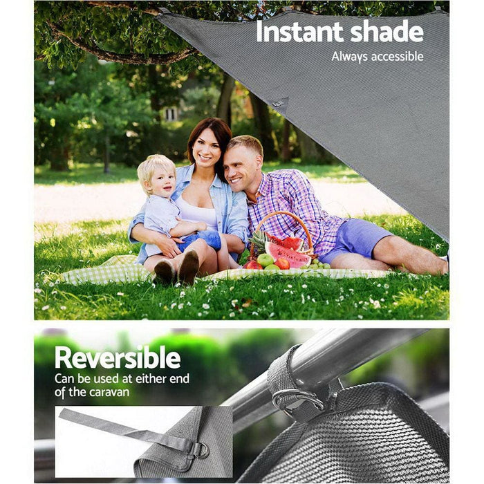 Goslash Picks Pop Top Caravan Privacy Screen 2.1 x 1.8m Sun