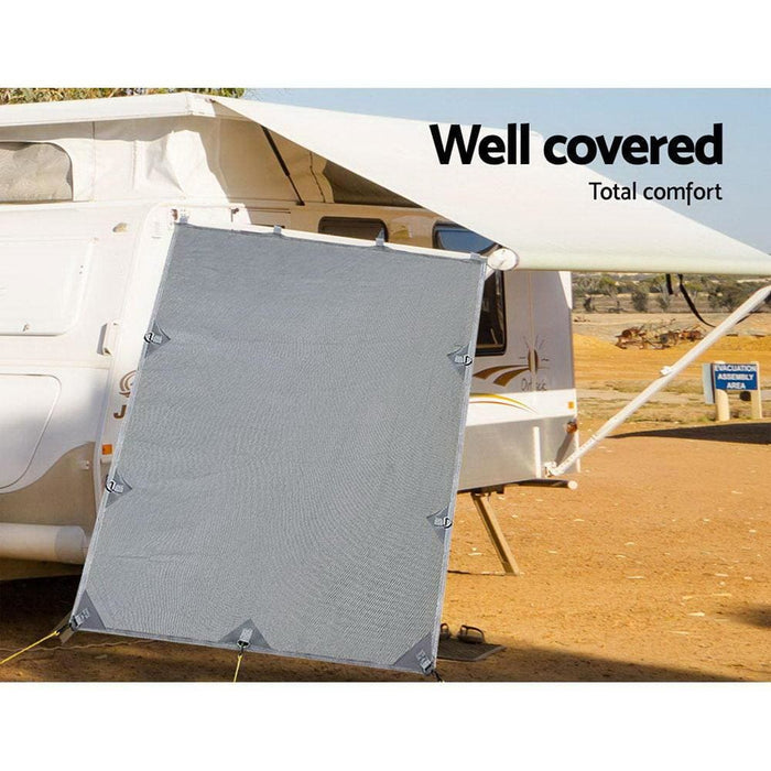 Goslash Picks Pop Top Caravan Privacy Screen 2.1 x 1.8m Sun