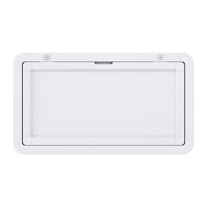 Caravan Table 800 x 450mm Folding Lockable White