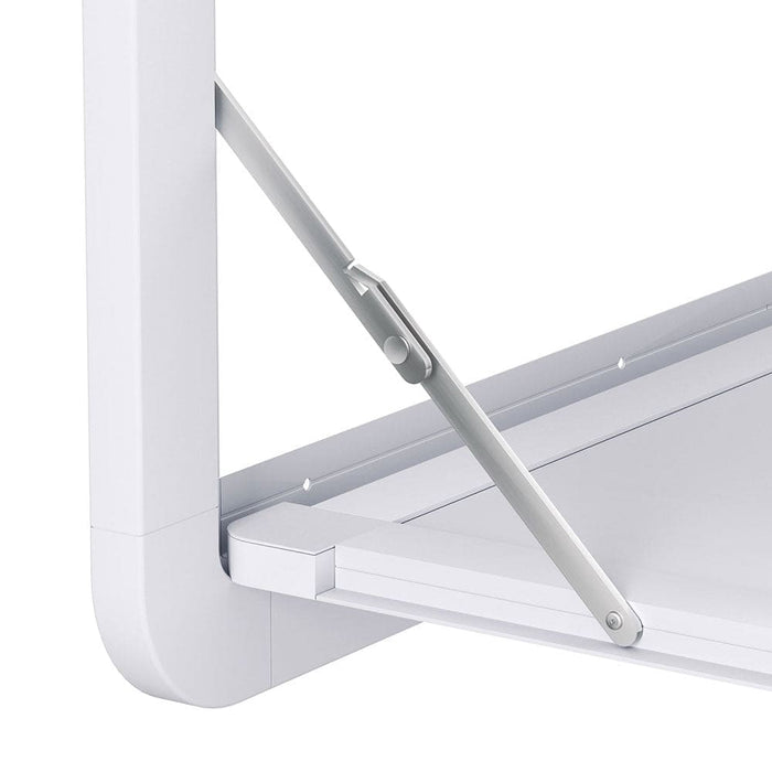 Caravan Table 800 x 450mm Folding Lockable White