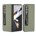 Carbon Fiber Texture Phone Case With Holder For Samsung