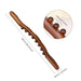 Carbonized Wood Scraping Massage Stick for Body