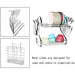 Carla Home 2 Tier Dish Rack with Drain Board for Kitchen