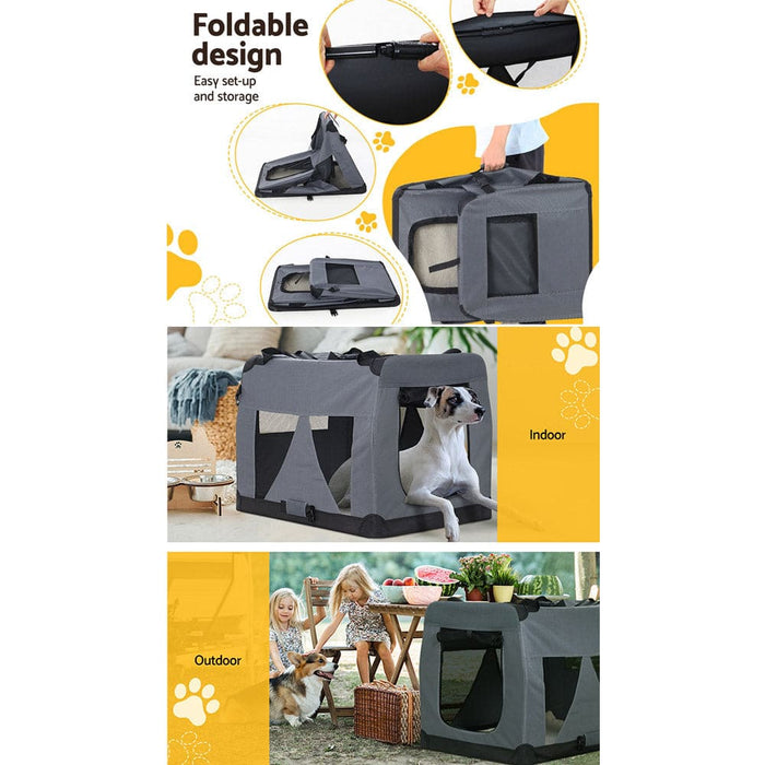 Pet Carrier Soft Crate Dog Cat Travel Portable Cage Kennel