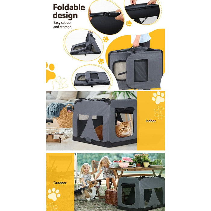 Pet Carrier Soft Crate Dog Cat Travel Portable Cage Kennel