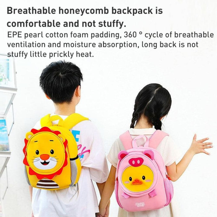 Cartoon Anti Lost School Backpack For Kids