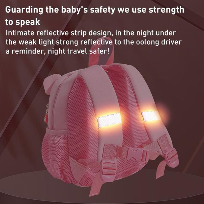 Cartoon Anti Lost School Backpack For Kids