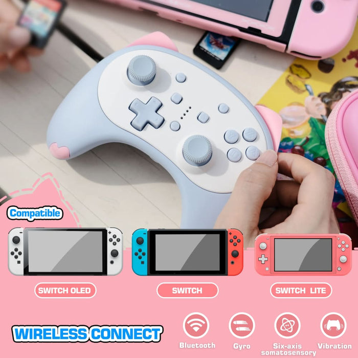 Cartoon Kitten Wake Up Voice Wireless Controller Headset