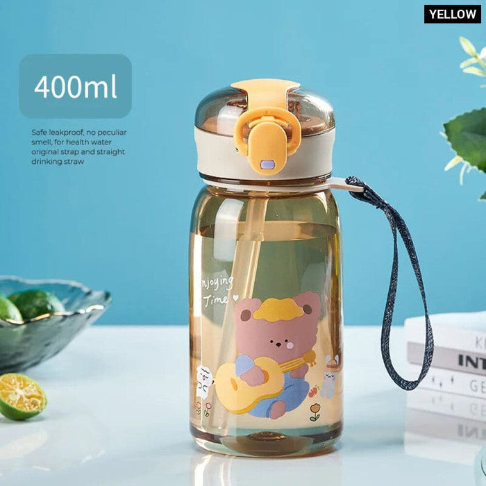 Cartoon Leakproof Kids Sippy Cup with Straw