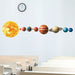 Cartoon Space Planets Astronaut Wall Stickers For Kids Room