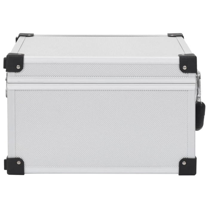 Cd Case for 40 Cds Aluminium Abs Silver Konpn