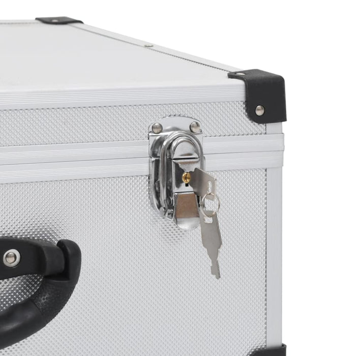 Cd Case for 60 Cds Aluminium Abs Silver Konpl