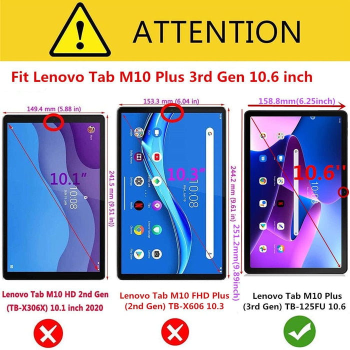 Case For Lenovo Tab M10 Plus Gen 3 Tb - 125fu Tb - 128fu Xu