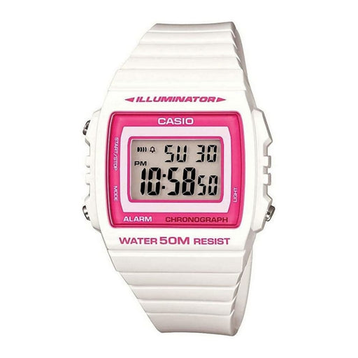 Casio W - 215h - 7a2v Ladies Quartz Watch Pink 38mm
