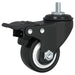 Caster Wheels 4 Pcs Black 35 Mm Iron Tlpaka