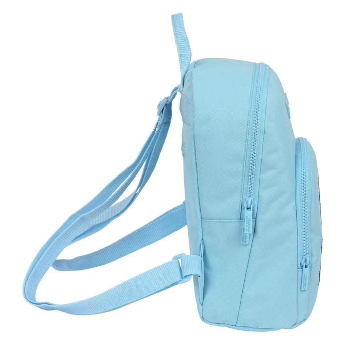 Casual Backpack Benetton Sequins Light Blue 13 l