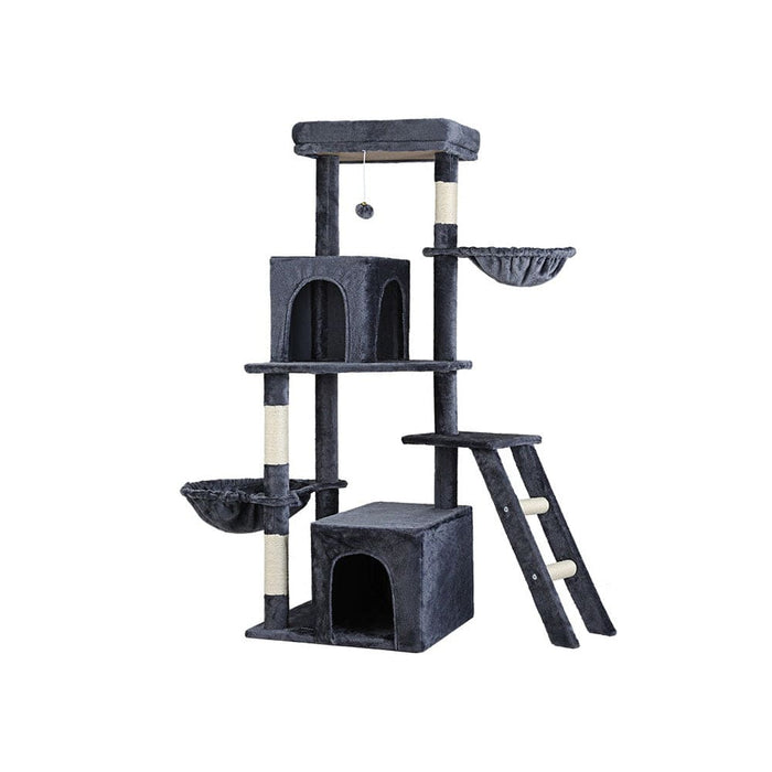 Cat Tree Tower Scratching Post Scratcher 138cm Trees Condo